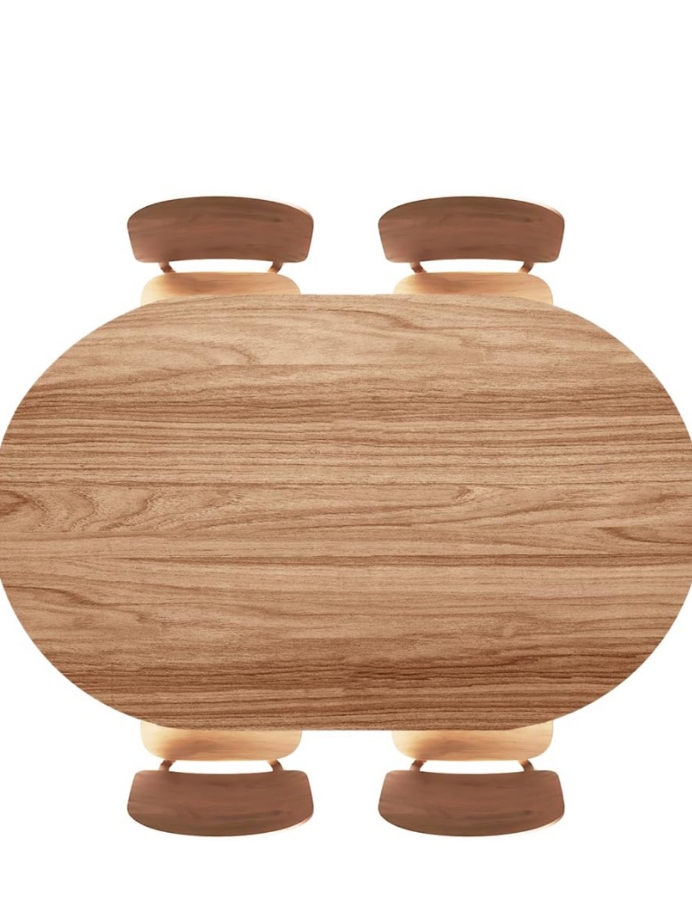 Rustic Wood Vinyl Tablecloth with Elastic Oval 48x68” Indoor/Outdoor